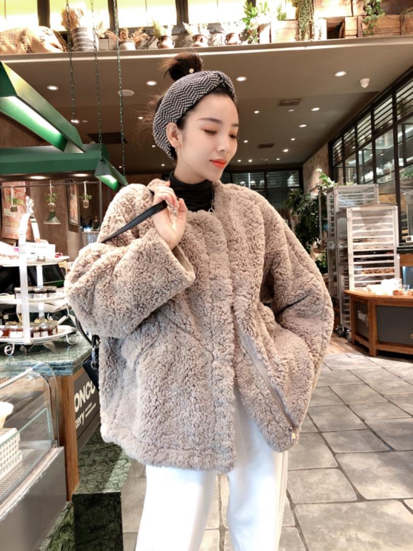 摩卡熊外套，女装，一杭