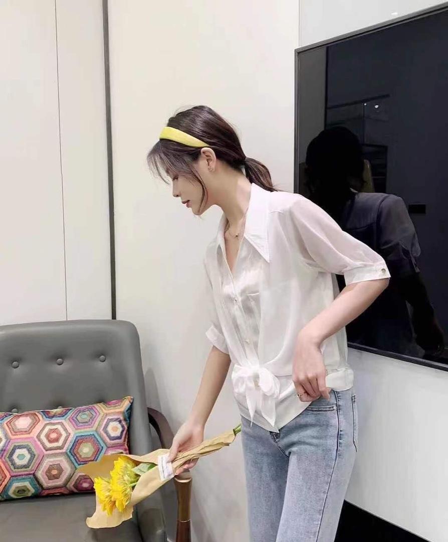 夏季新款修身显瘦假两件，女装，田间晨露