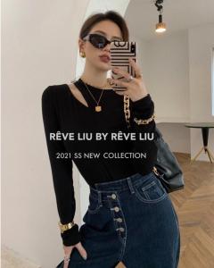 针织打底衫,女装,REVE LIU