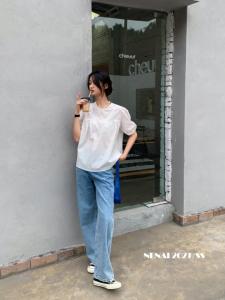 梭织净色小衫,女装,里奈(1F)