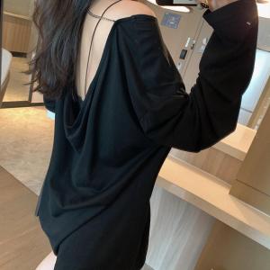 露背链条罩衫,女装,XTZ style