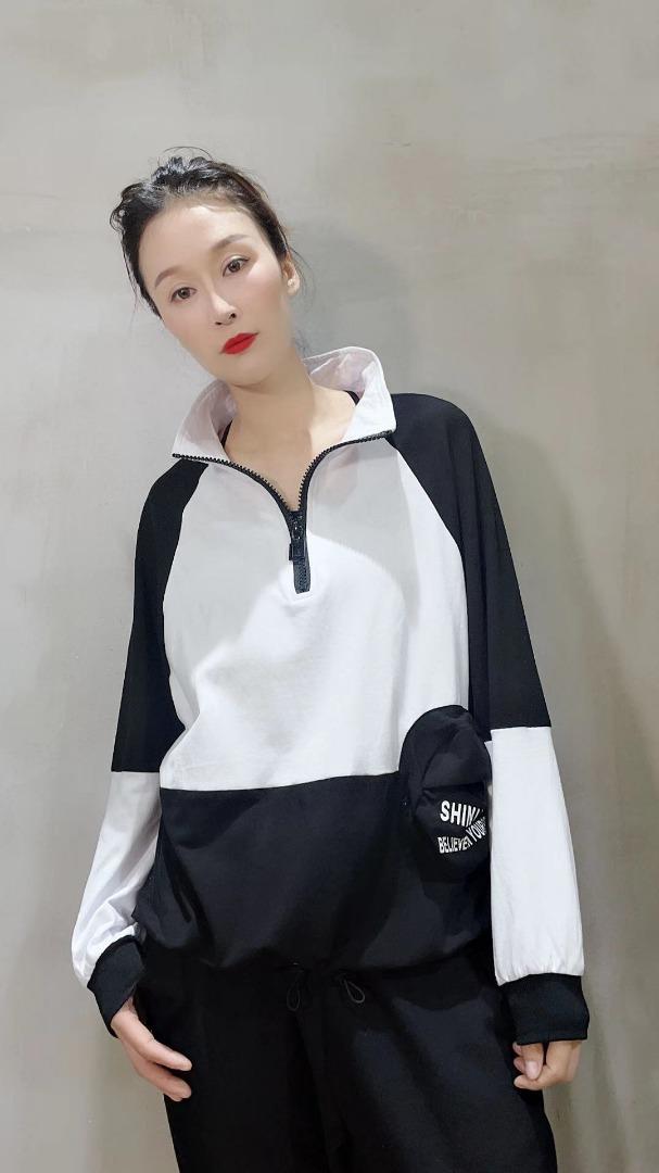 春款休闲运动套装，女装运动套装，素锦拾年