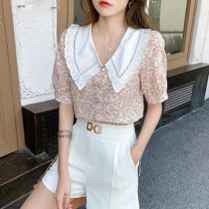 2021夏季新款，碎花小衫,女装,欧佩琳