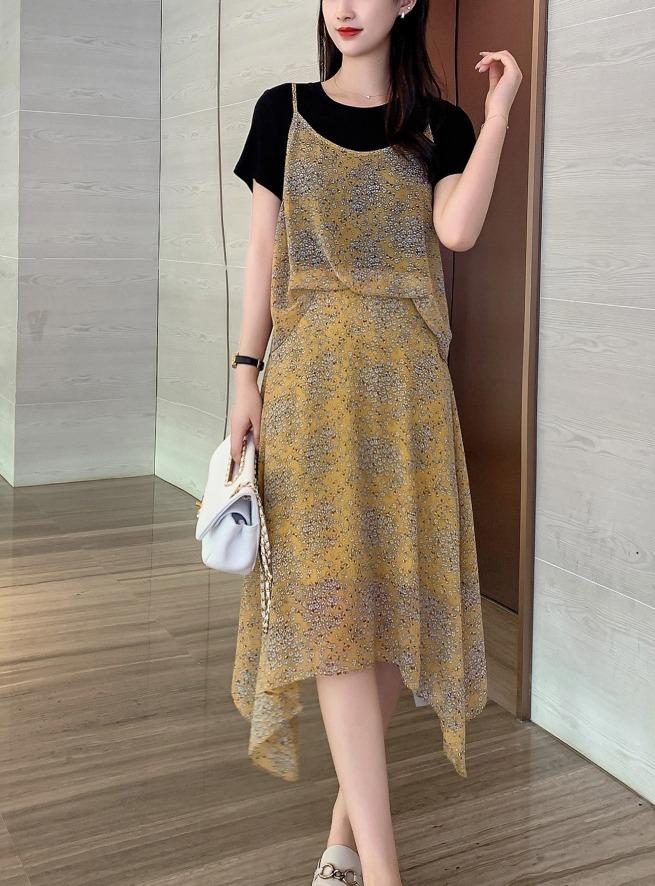 夏季连衣裙，女装连衣裙，菲歌