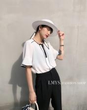 飘逸气质高雅小衫，女装，兰魅依生