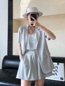 2021夏季新款西装三件套,女装西装,欧佩琳