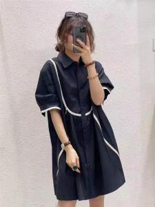 夏季新款织带连衣裙,女装连衣裙,流行风暴