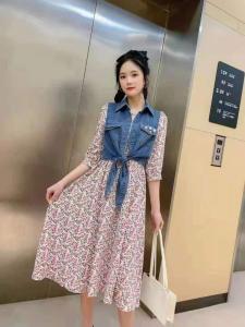 （现货）假两件裙子,女装,伊娜蕾尔