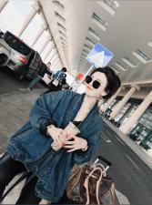 DG7061早春新款时尚洋气牛仔休闲外套，女装，L·H·X