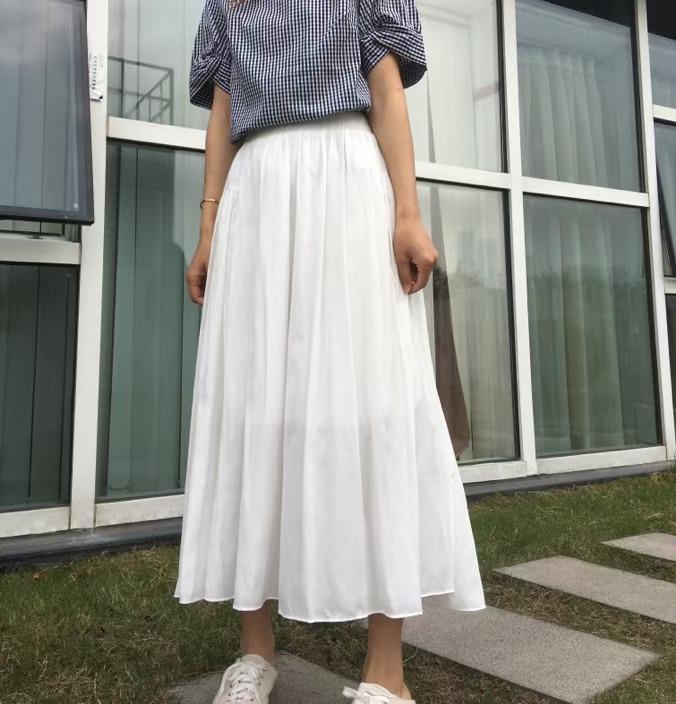 侧系带半裙，女装半身裙，布意情怀