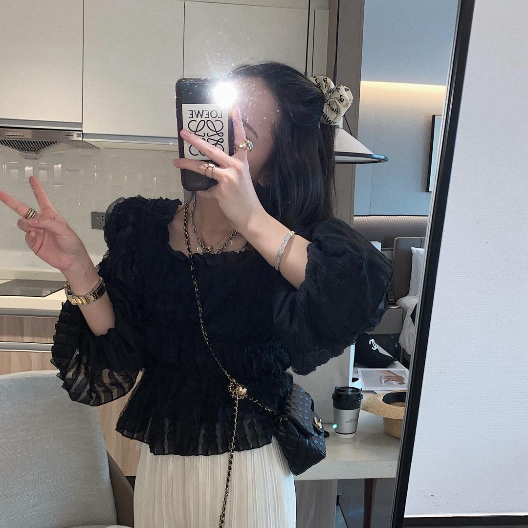 千层泡泡上衣，女装，XTZ style
