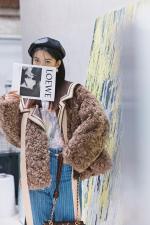 2021冬款皮毛一体，女装，YOUER DENG