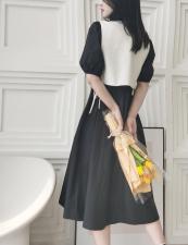 韩版两件套连衣裙，女装连衣裙，YO\VLF雅洛菲