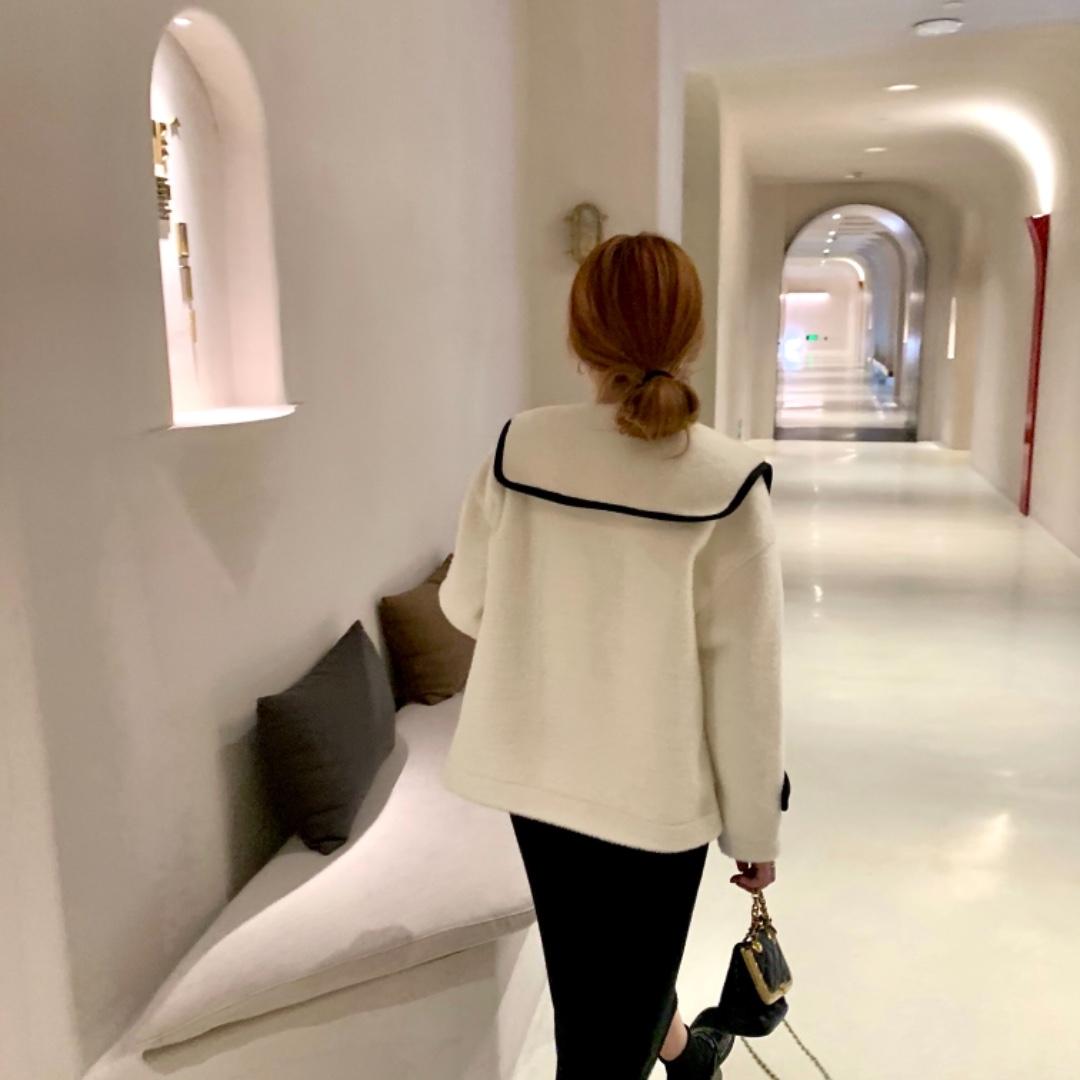 设计师款皮毛一体外套??，女装，奥瑾