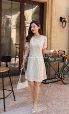 刺绣改良旗袍连衣裙，女装婚纱/旗袍/礼服，天使公主