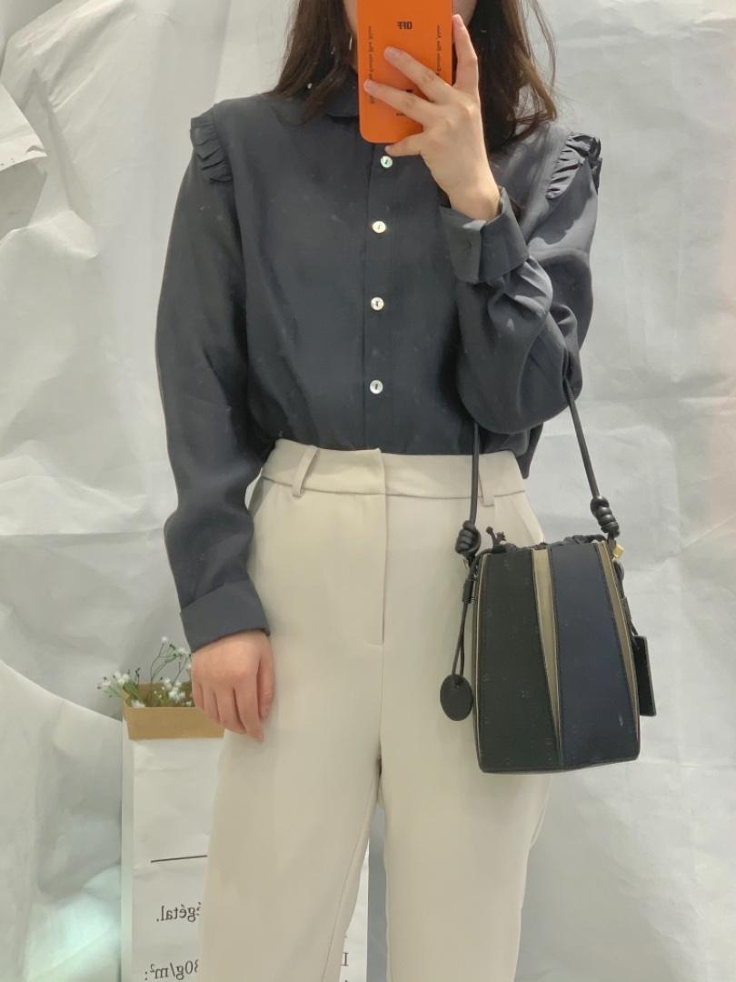 春款新款衬衫，女装衬衫，影白