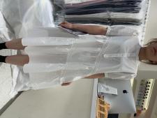 排单夏装新款水洗棉布设计感连衣裙泡泡袖，女装连衣裙，JJY 锦娇衣
