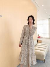 百搭碎花连衣裙，女装连衣裙，昕叶良品