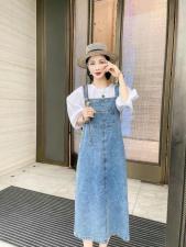 2021夏背带裙，女装，罗漫迪飛