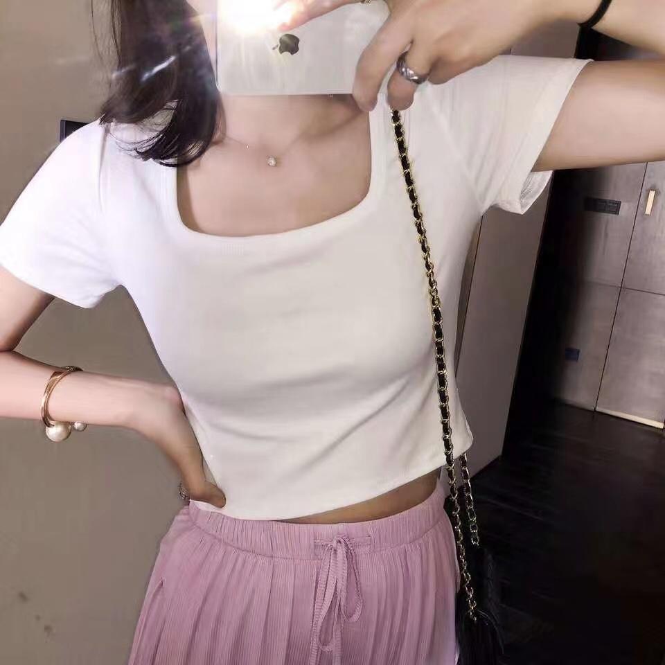 现货网红短款T超跑量，女装，柒外