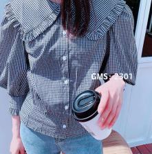 娃娃领小衬衫，女装衬衫，歌玛索 GMS