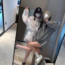 发光防晒套装，女装职业装，XTZ style