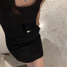 爱心背心裙，女装背心吊带，XTZ style