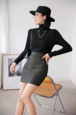 现货冬款百搭短裙，女装，盛歌玛
