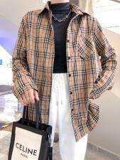 加绒格子衬衣，女装，一杭