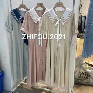 海军领三色连衣裙,女装连衣裙,知否