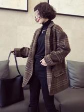 SL2081欧货西装领四粒扣百分百羊毛双面呢大衣，女装西装，L·H·X