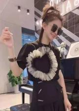 大花T恤,女装T恤,泓利