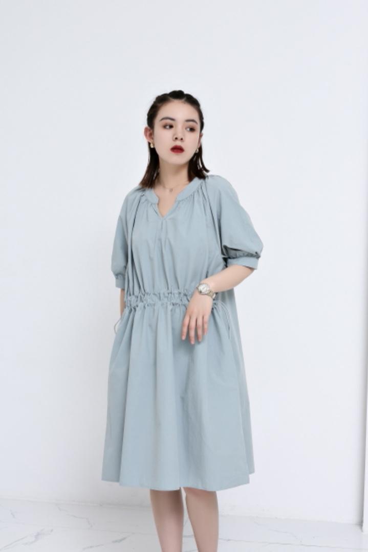 纯棉连衣裙，女装连衣裙，E·呀