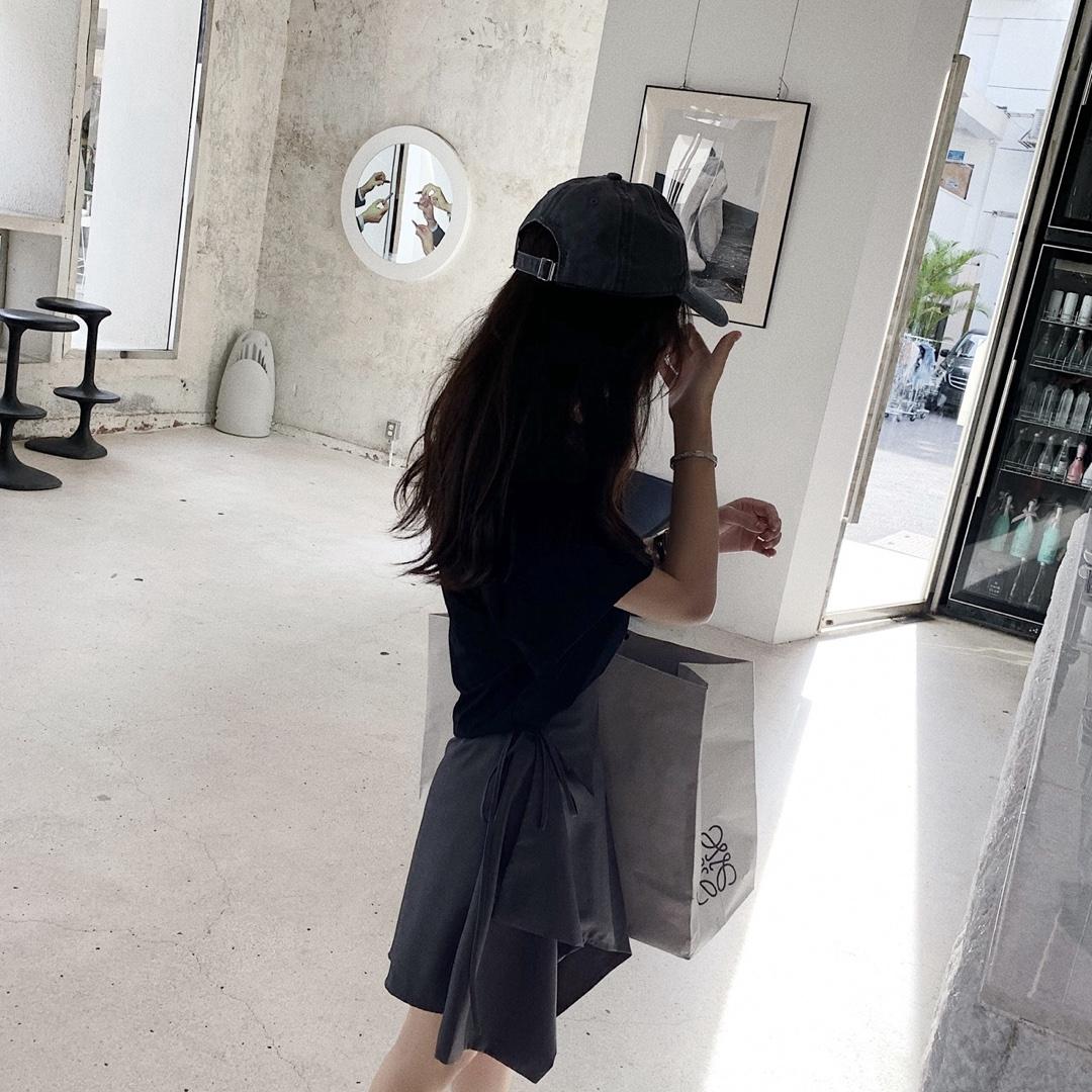 绑带垫肩t，女装，XTZ style