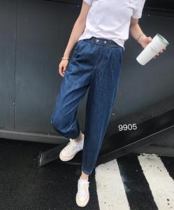 夏牛仔空调裤,女装,开心依典