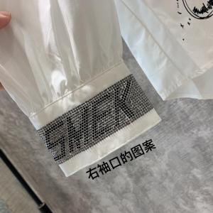 春夏新品时尚潮流烫钻衬衫，女装衬衫，G55