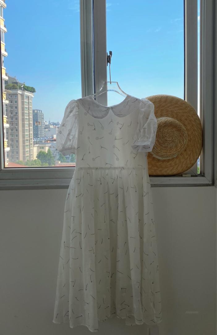2085天丝蒲公英连衣裙，女装连衣裙，Mu Mu