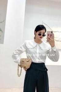 荷叶边衬衣,女装,REVE LIU