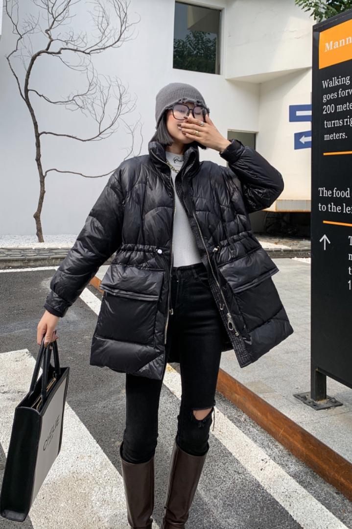 近版羽绒大衣，女装，笛蝶