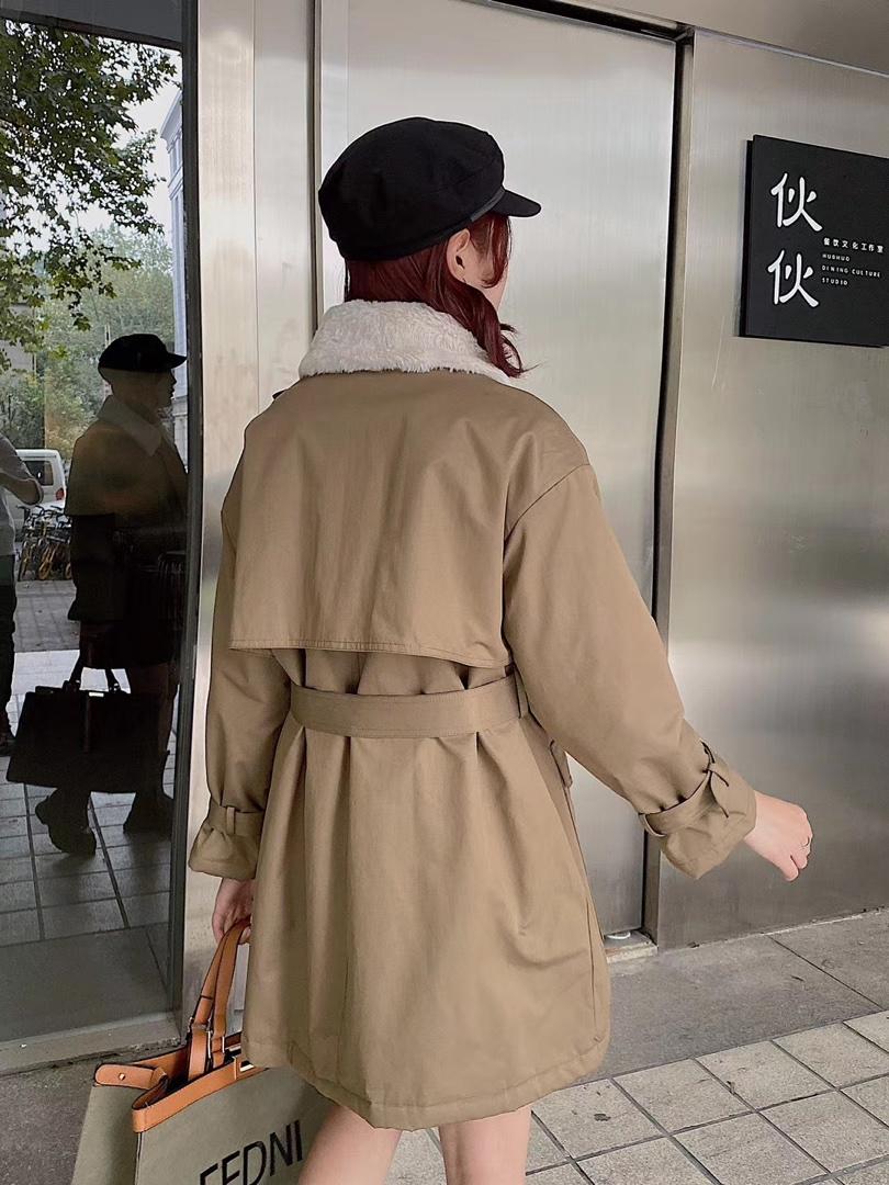 2021秋冬新款韩版派克服，女装，爱美欧