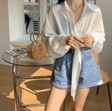 两件套防晒衬衣，女装，镱锘