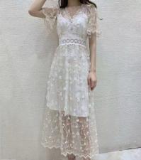 吊带两件套连衣裙，女装背心吊带，得到THETHAT