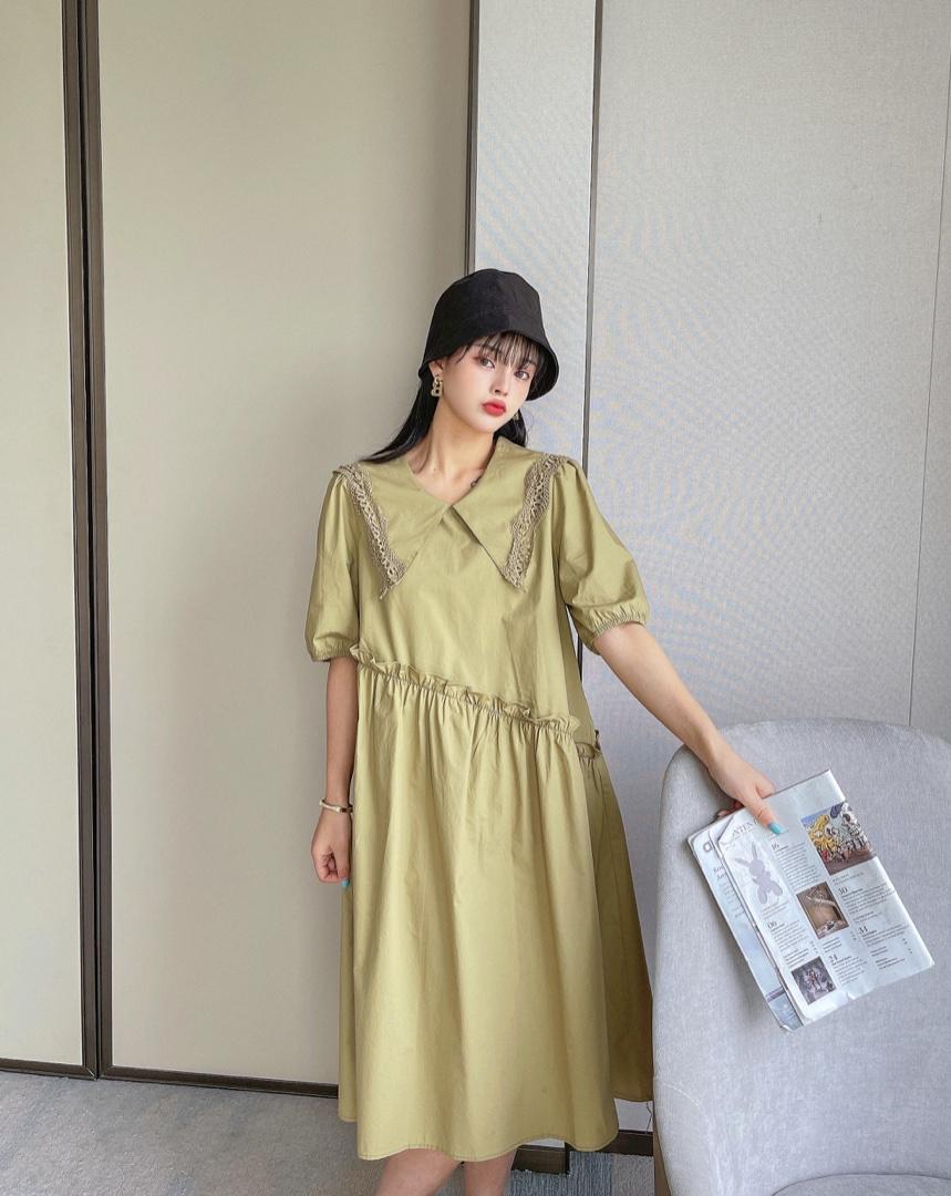 小海军连衣裙，女装连衣裙，E-77