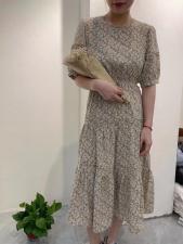 花色连衣裙，女装连衣裙，一点点