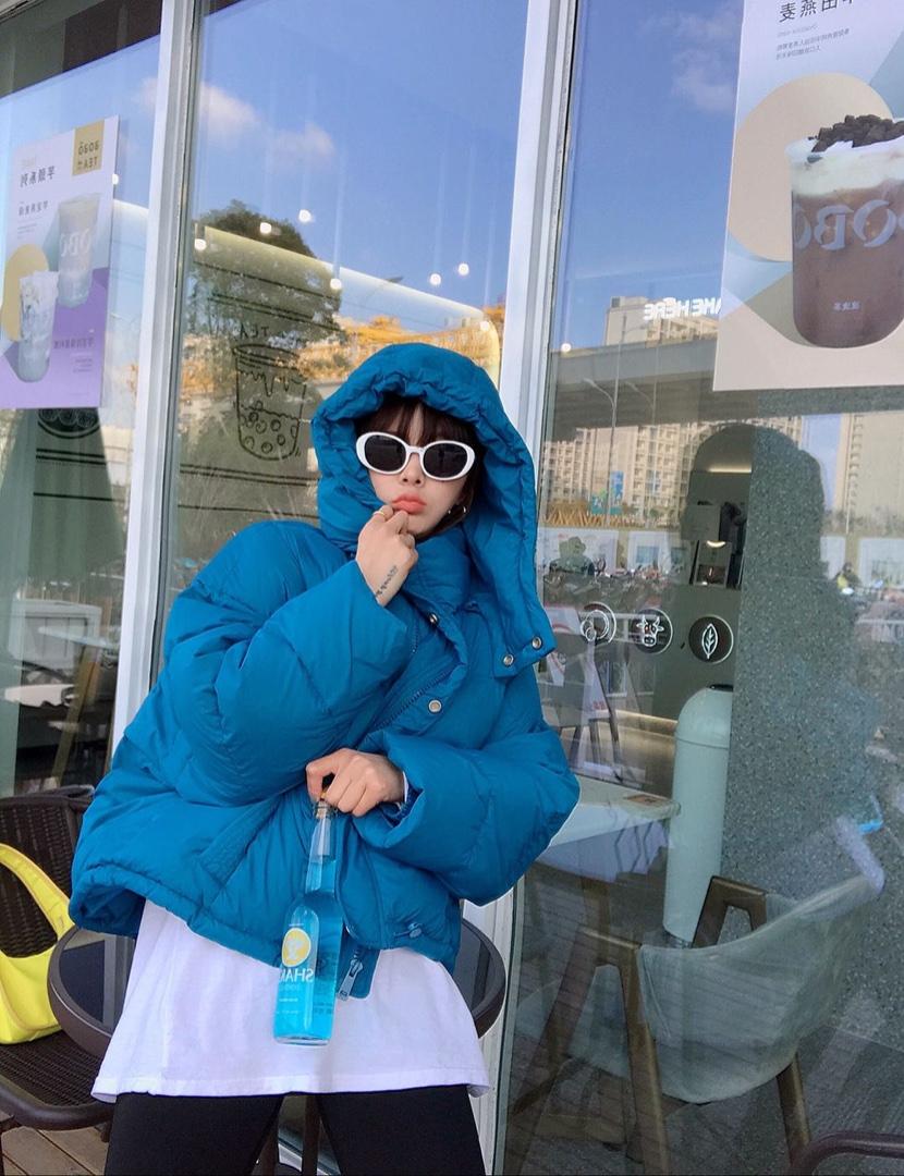 小短款羽绒服90白鸭绒SML，女装羽绒服，尚映