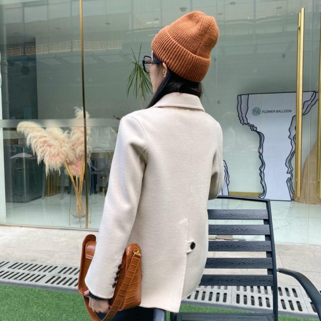 高品质双面羊绒大衣，女装，IECE