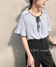飘逸气质高雅小衫，女装，兰魅依生