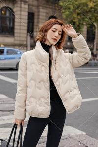 「现货」纯色轻薄90白鸭绒羽绒服2021冬立领显瘦短款，女装羽绒服，A 億