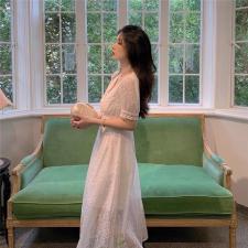 韩版蕾丝连衣裙，女装连衣裙，咔蒂妮