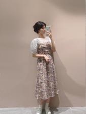 【现货】碎花裙天丝面料垂感很好，女装，嘉乐馨秀(8F)